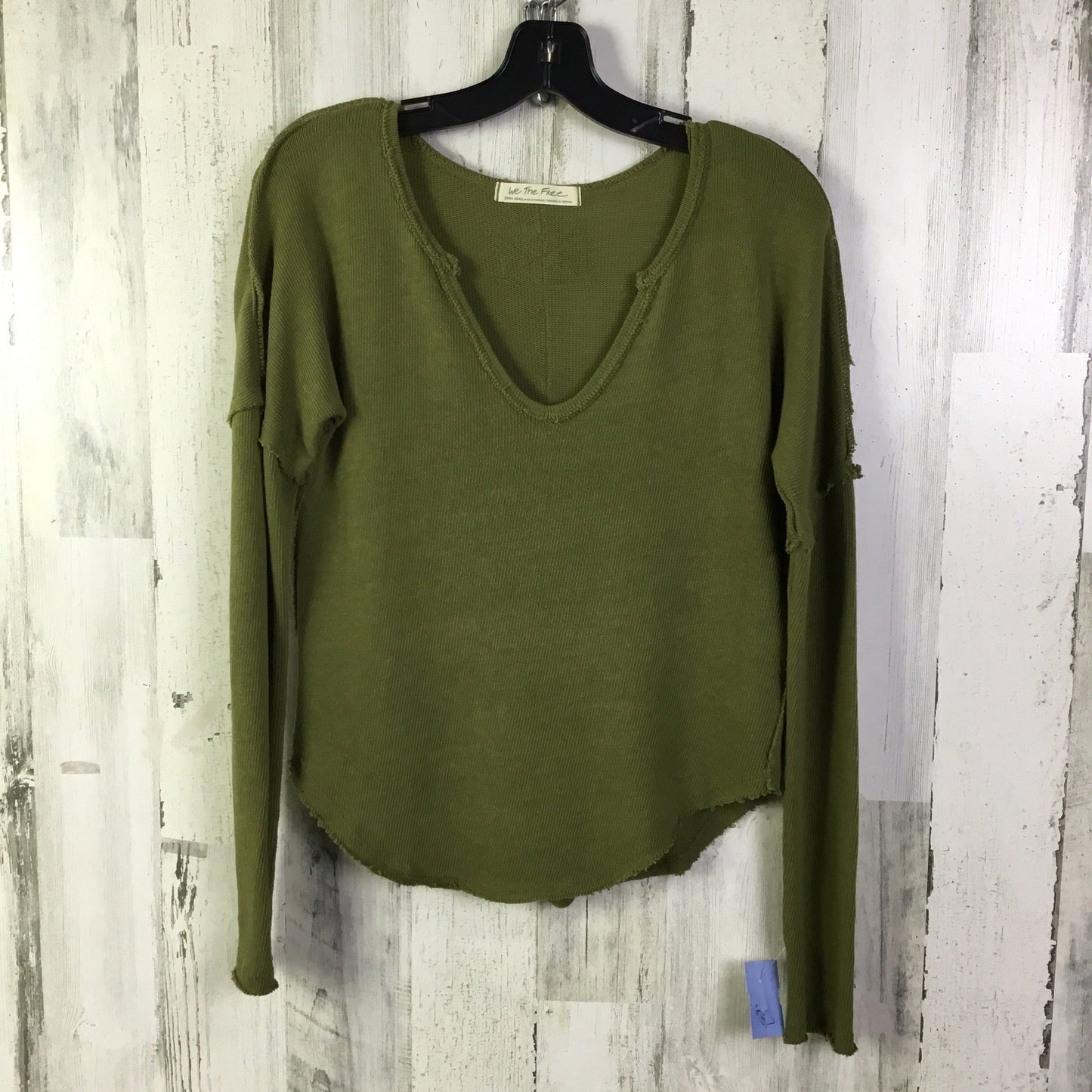 Top Long Sleeve Basic By We The Free In Green, Size: Xs