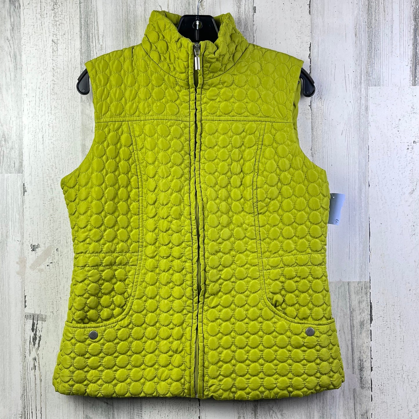 Vest Puffer & Quilted By New Directions In Green, Size: M