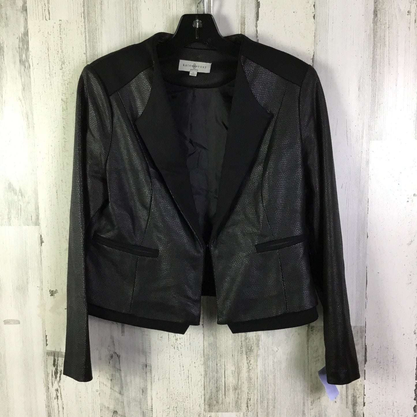 Blazer By Clothes Mentor In Black, Size: S