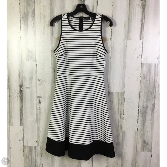 Dress Work By Nicole By Nicole Miller In Black & White, Size: S