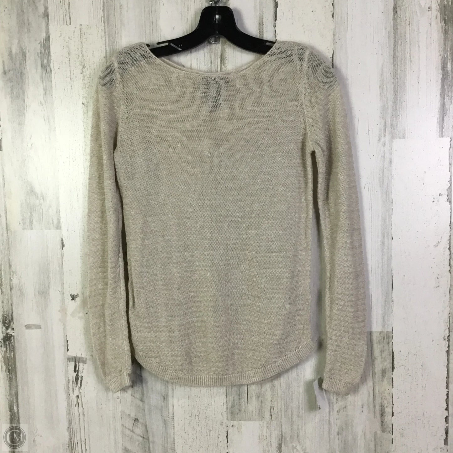 Sweater By Tahari By Arthur Levine In Beige, Size: Xs