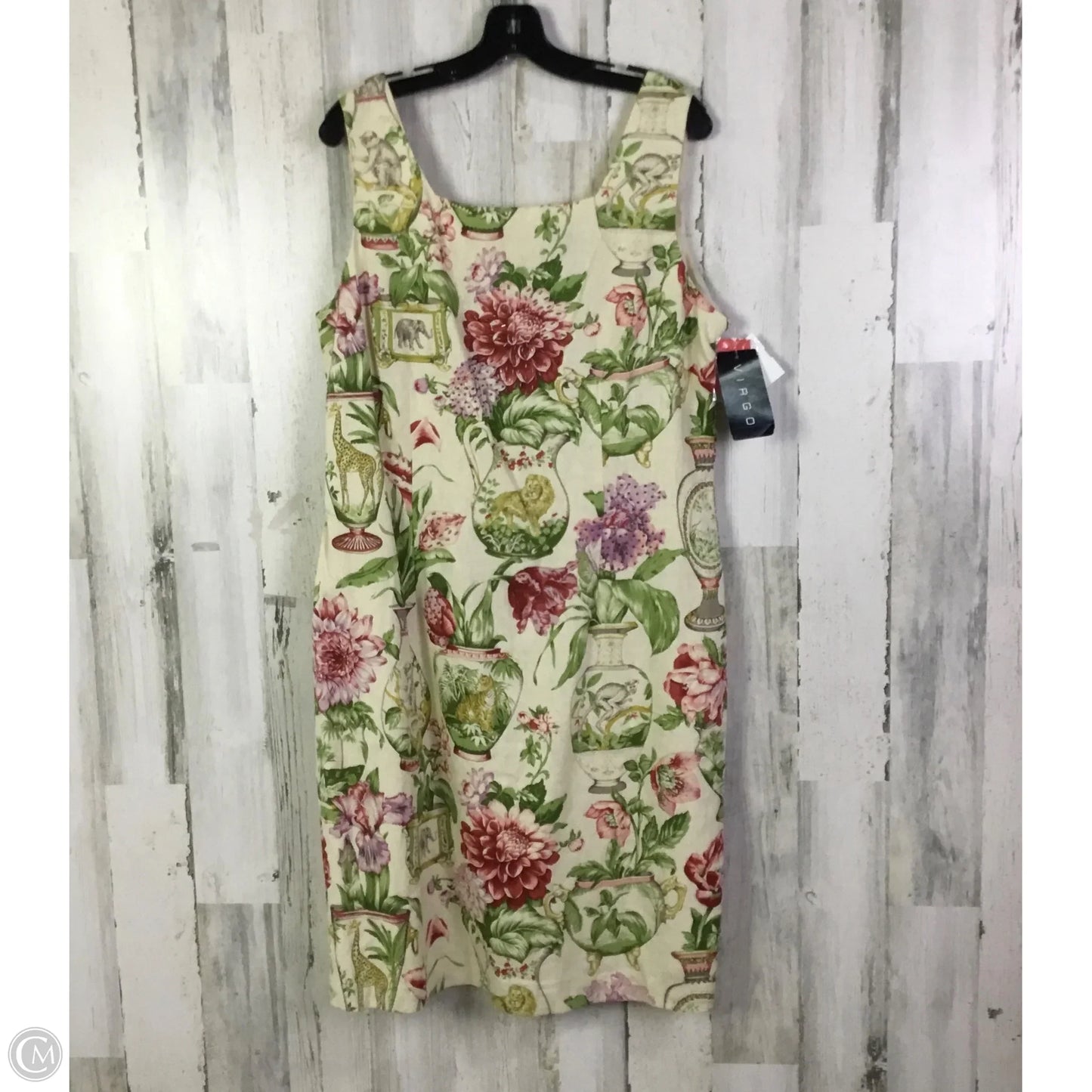 Dress Casual Short By Virgo In Cream, Size: 1x