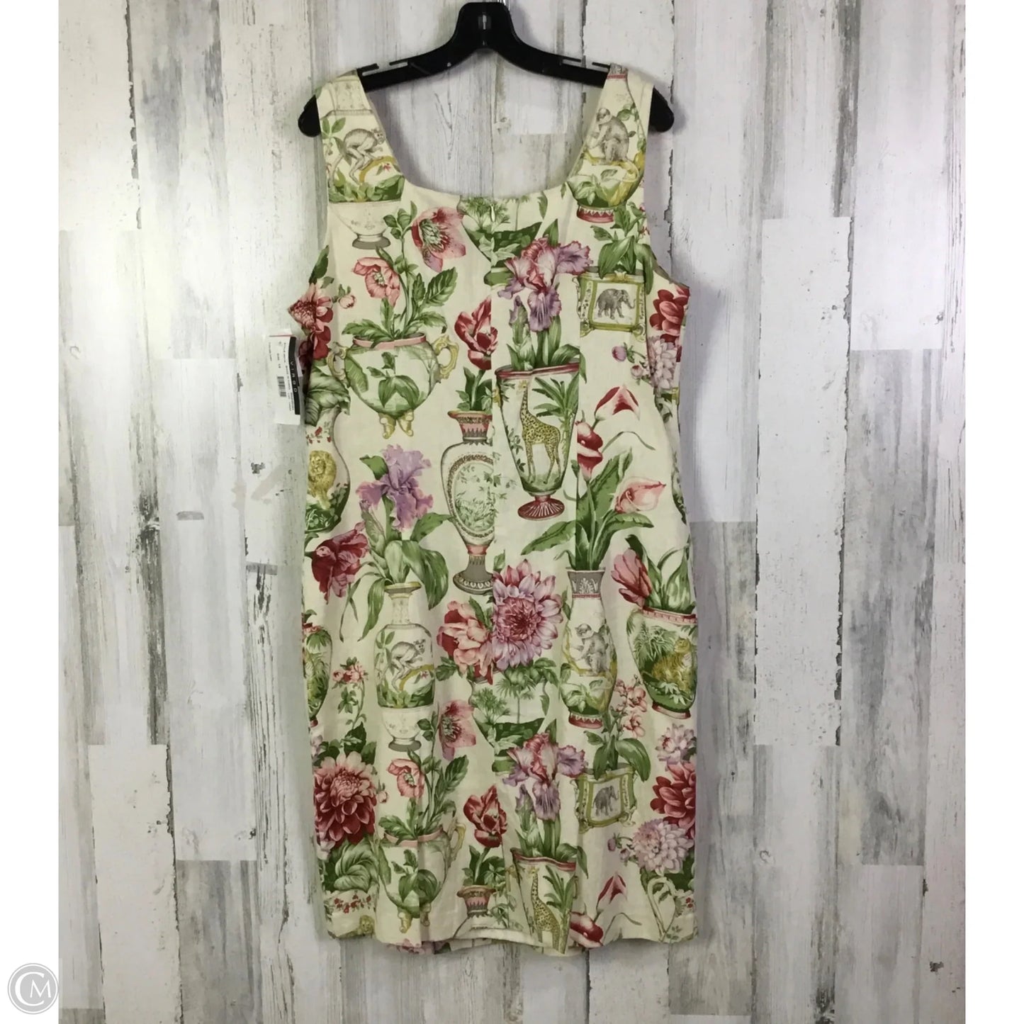 Dress Casual Short By Virgo In Cream, Size: 1x