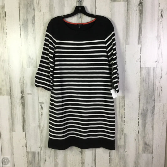 Dress Casual Short By Talbots In Black & White, Size: Lp