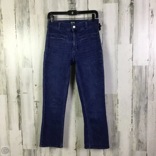 Jeans Straight By Maeve In Blue Denim, Size: 4