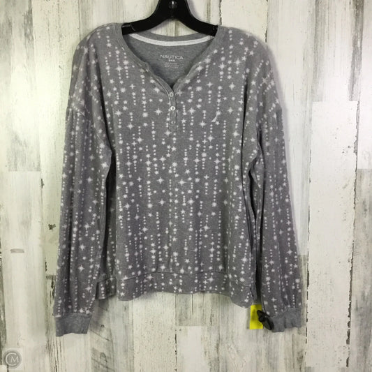 Pajamas 2pc By Nautica In Grey, Size: M
