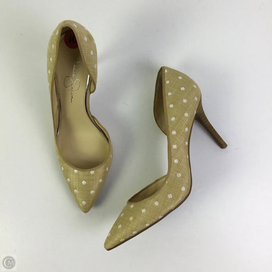 Shoes Heels Stiletto By Jessica Simpson In Cream, Size: 10