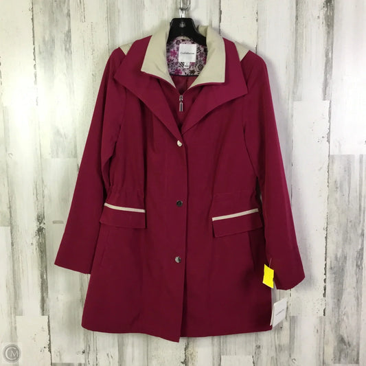 Coat Peacoat By Croft And Barrow In Pink, Size: S