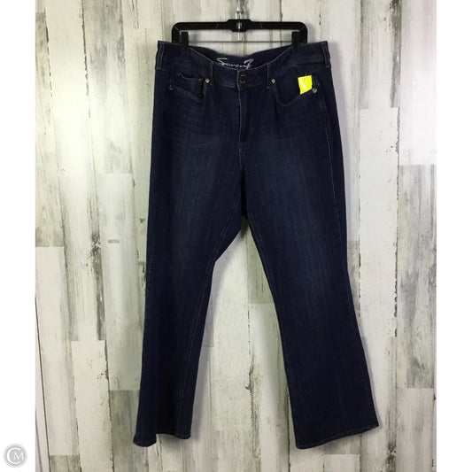 Jeans Boot Cut By Seven 7 In Blue Denim, Size: 20