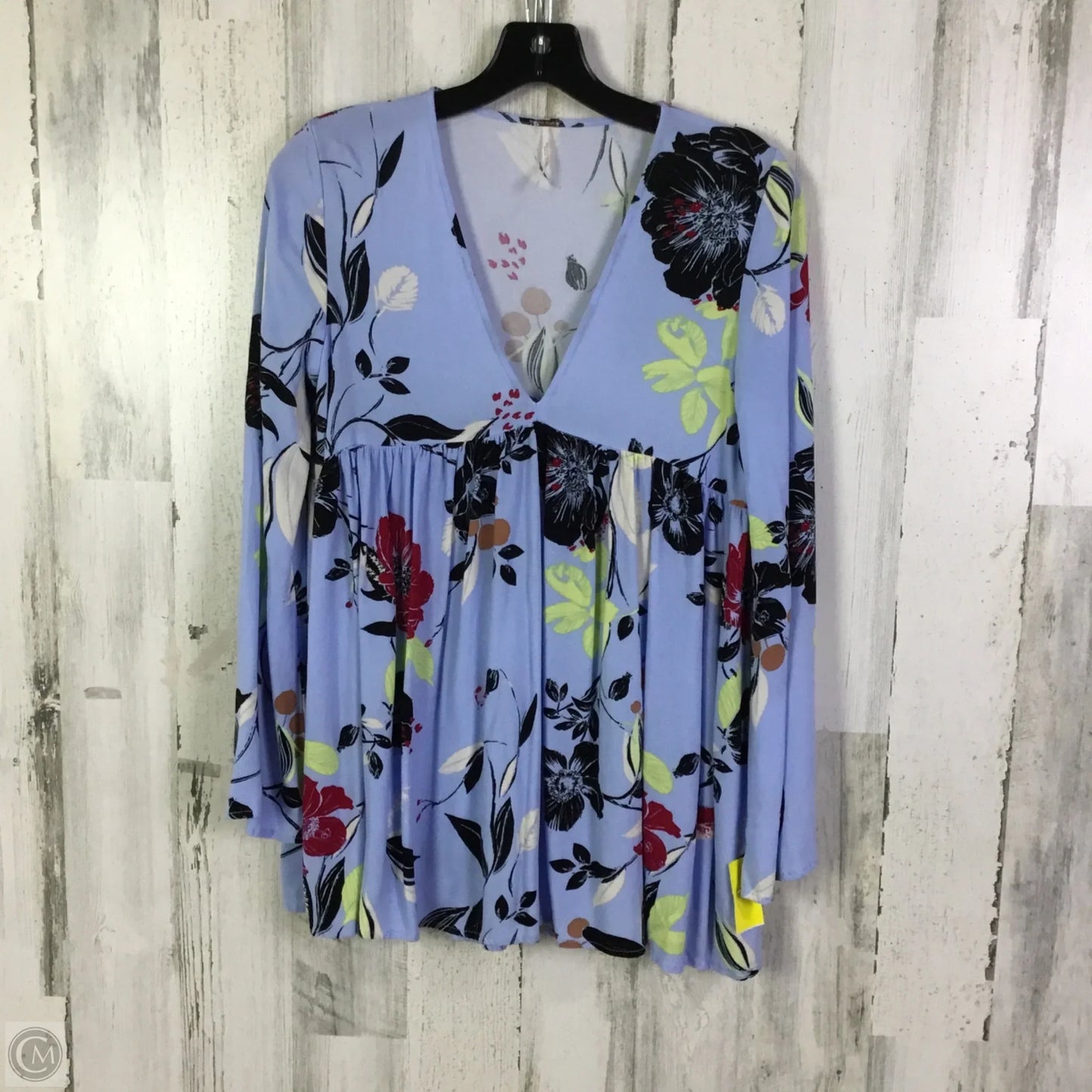 Top Long Sleeve By Free People In Blue, Size: Xs