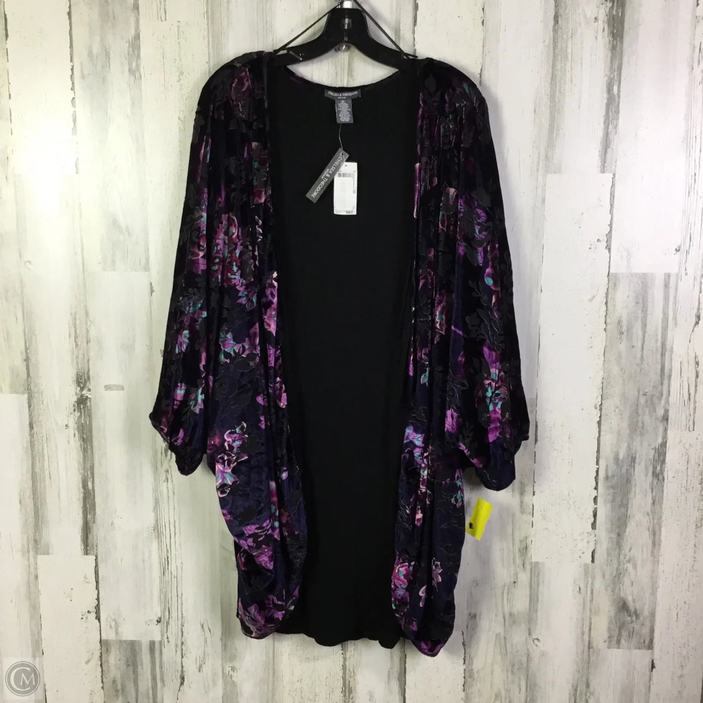 Cardigan By Chelsea And Theodore In Purple, Size: 3x