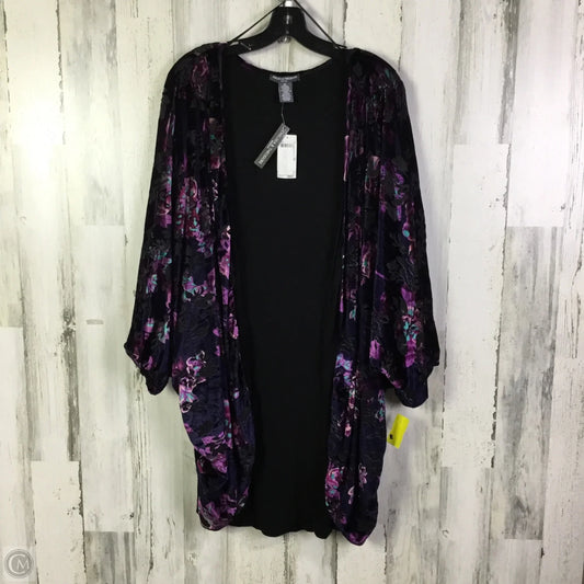 Cardigan By Chelsea And Theodore In Purple, Size: 3x