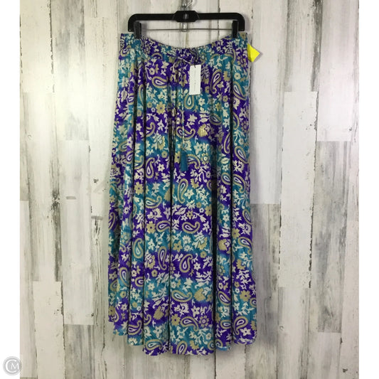 Skirt Maxi By Chelsea And Theodore In Blue, Size: 16