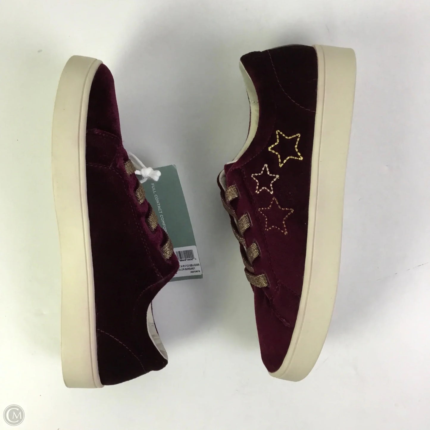 Shoes Sneakers By Clothes Mentor In Maroon, Size: 8.5
