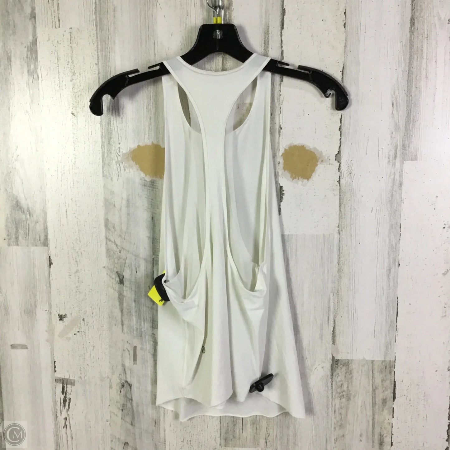 Athletic Tank Top By Lululemon In White, Size: S