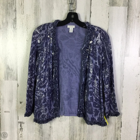 Cardigan By Chicos In Blue, Size: M