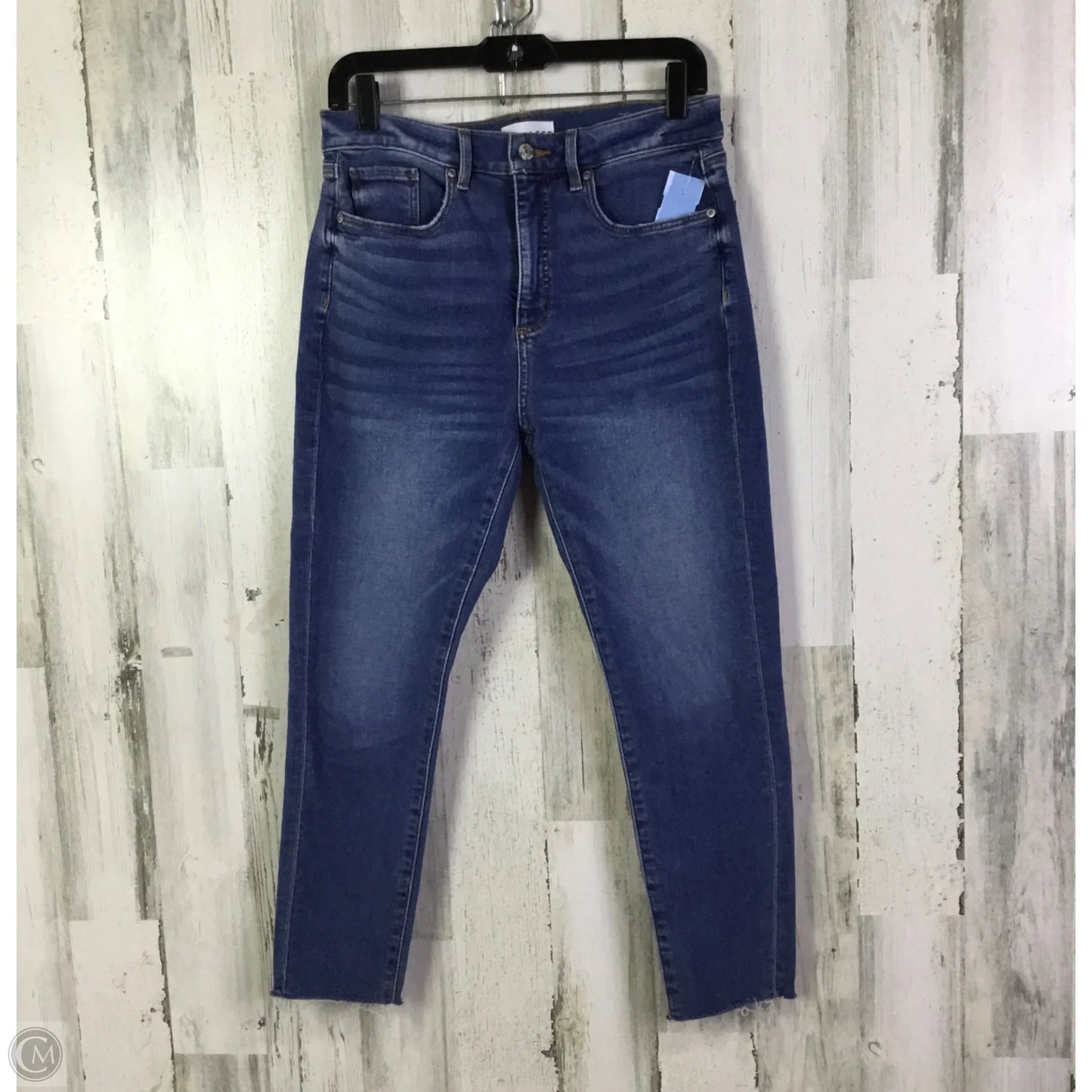 Jeans Skinny By Loft In Blue Denim, Size: 6
