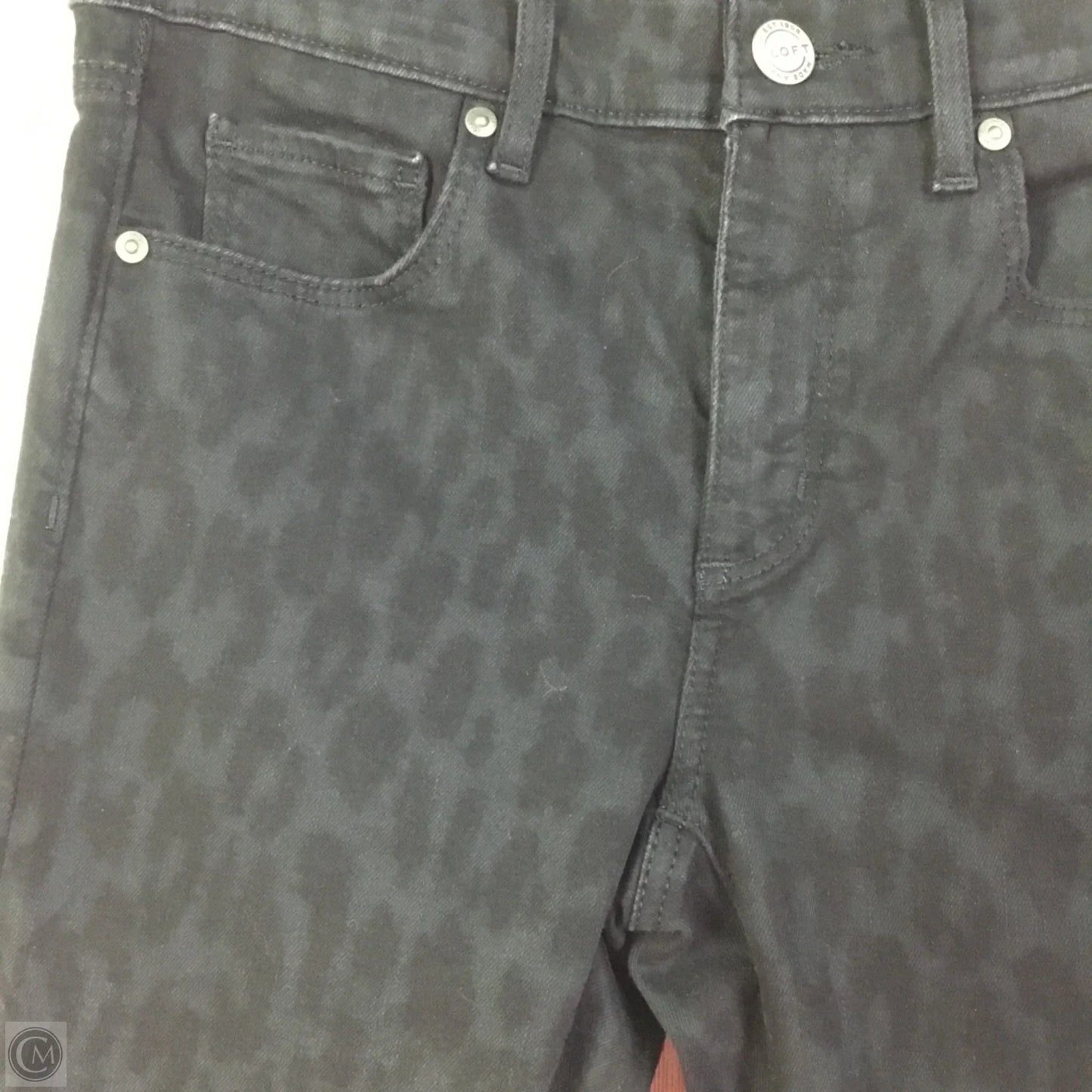 Jeans Skinny By Loft In Black, Size: 6