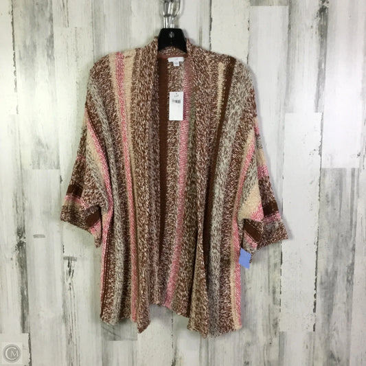 Sweater Cardigan By J. Jill In Brown, Size: M