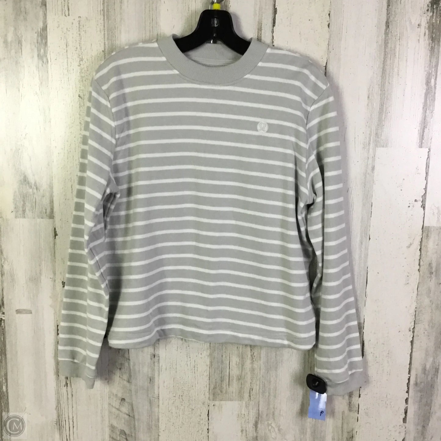 Sweatshirt Crewneck By Lululemon In Grey, Size: M