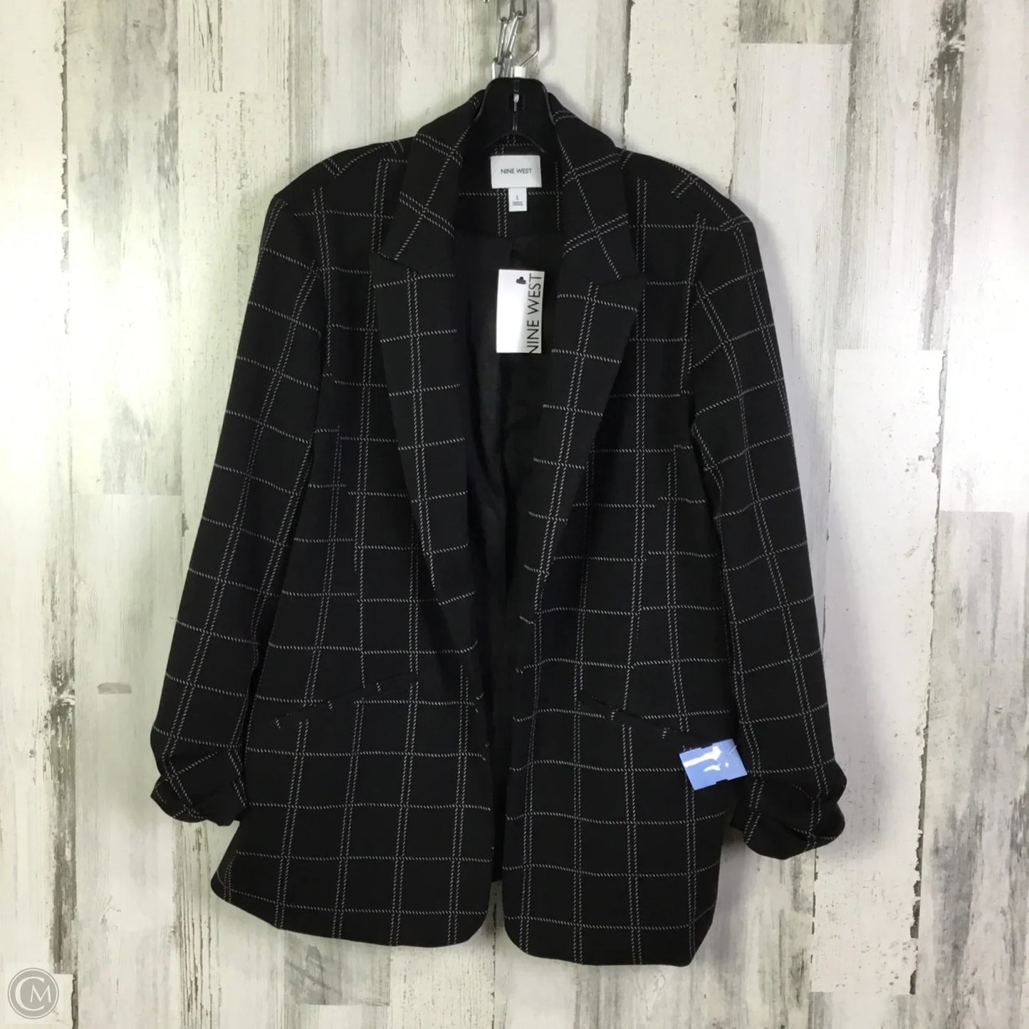 Blazer By Nine West Apparel In Black, Size: L