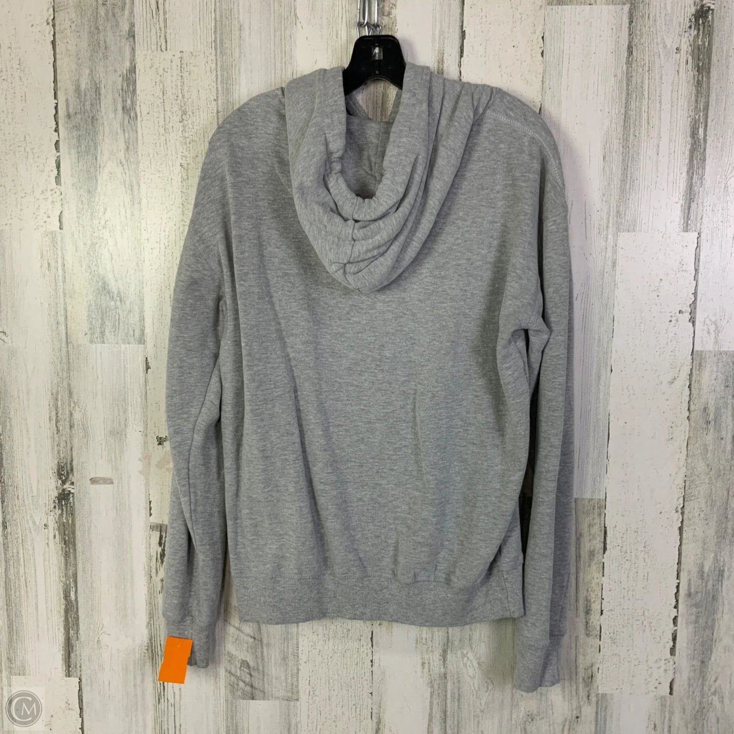 Sweatshirt Hoodie By Clothes Mentor In Grey, Size: M