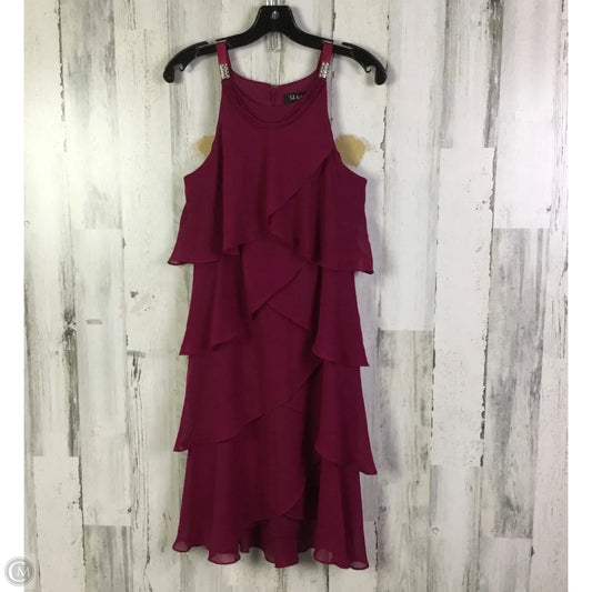 Dress Party Short By Sl Fashions In Purple, Size: M