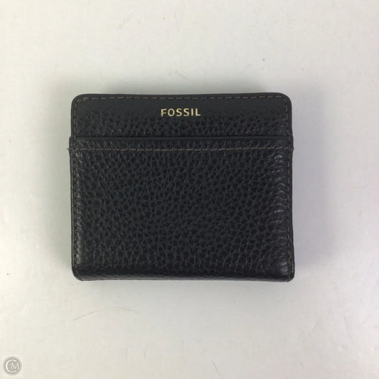 Wallet Leather By Fossil, Size: Small