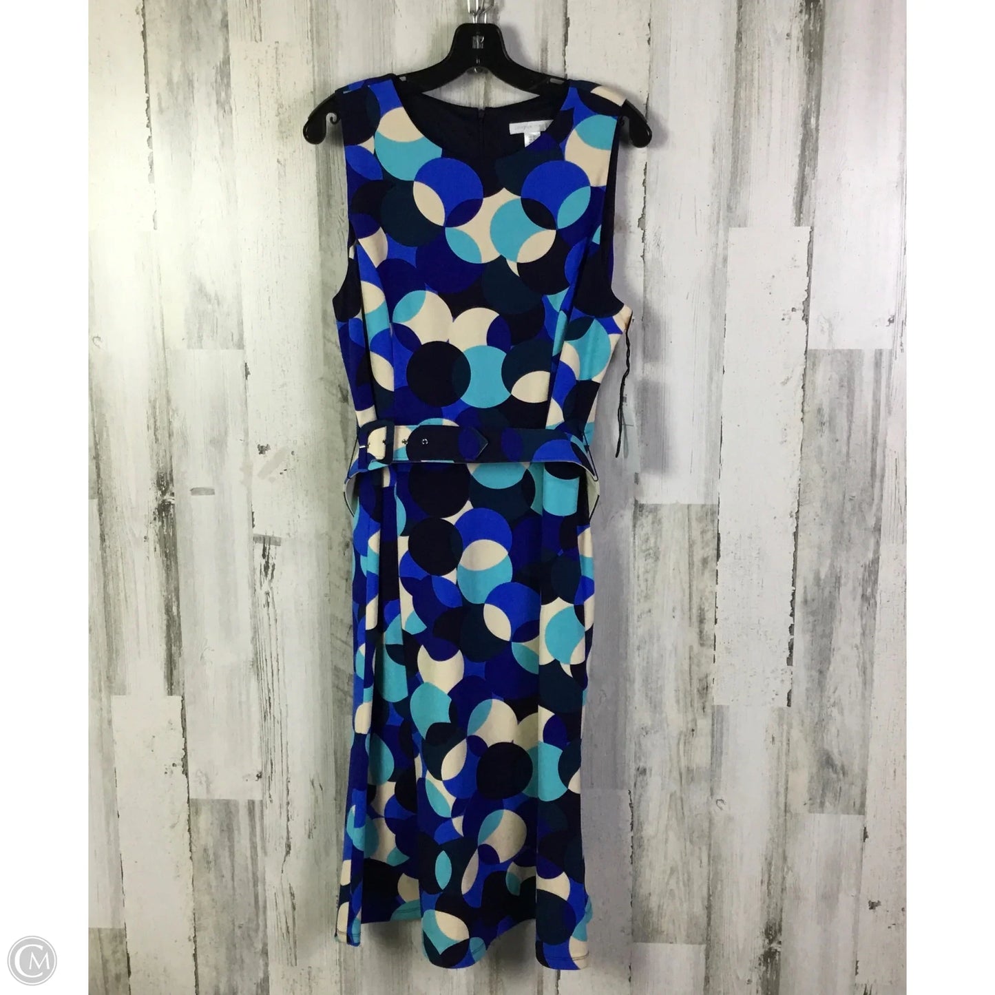 Dress Work By London Times In Blue, Size: L