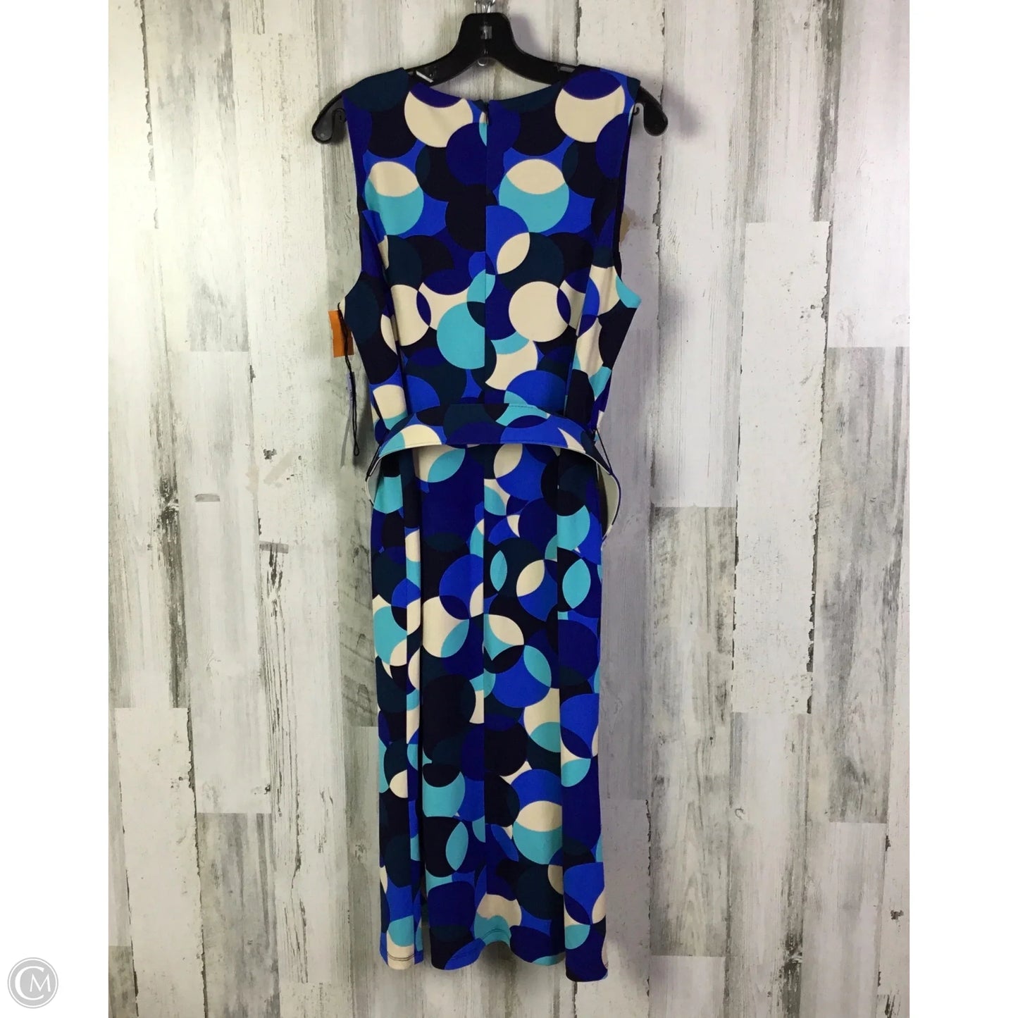 Dress Work By London Times In Blue, Size: L