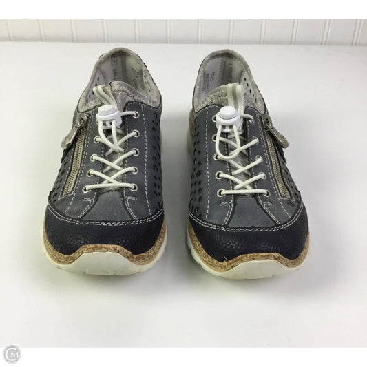 Shoes Sneakers By Riekers In Grey, Size: 8