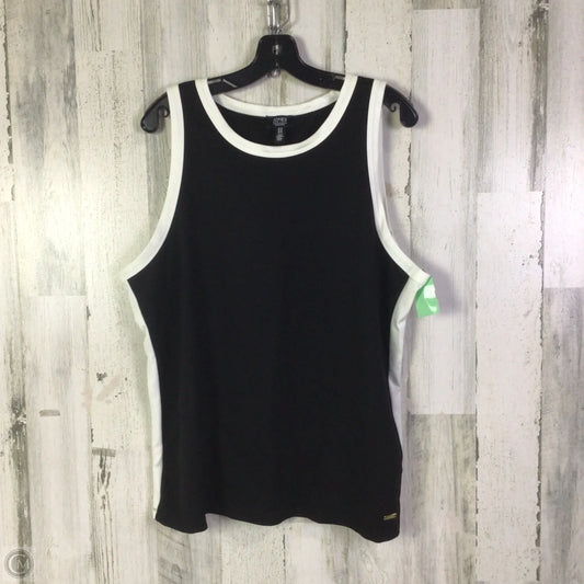 Top Sleeveless Basic By Jones New York In Black, Size: Xl