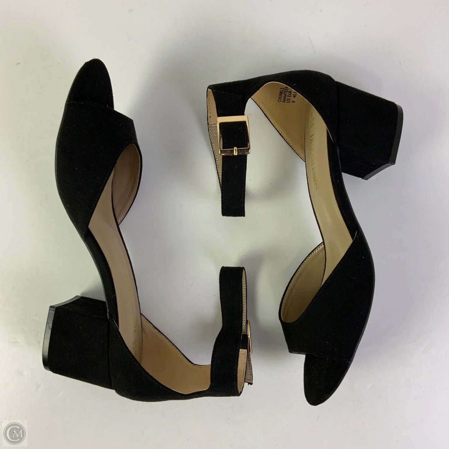 Sandals Heels Block By Dream Pairs In Black, Size: 9