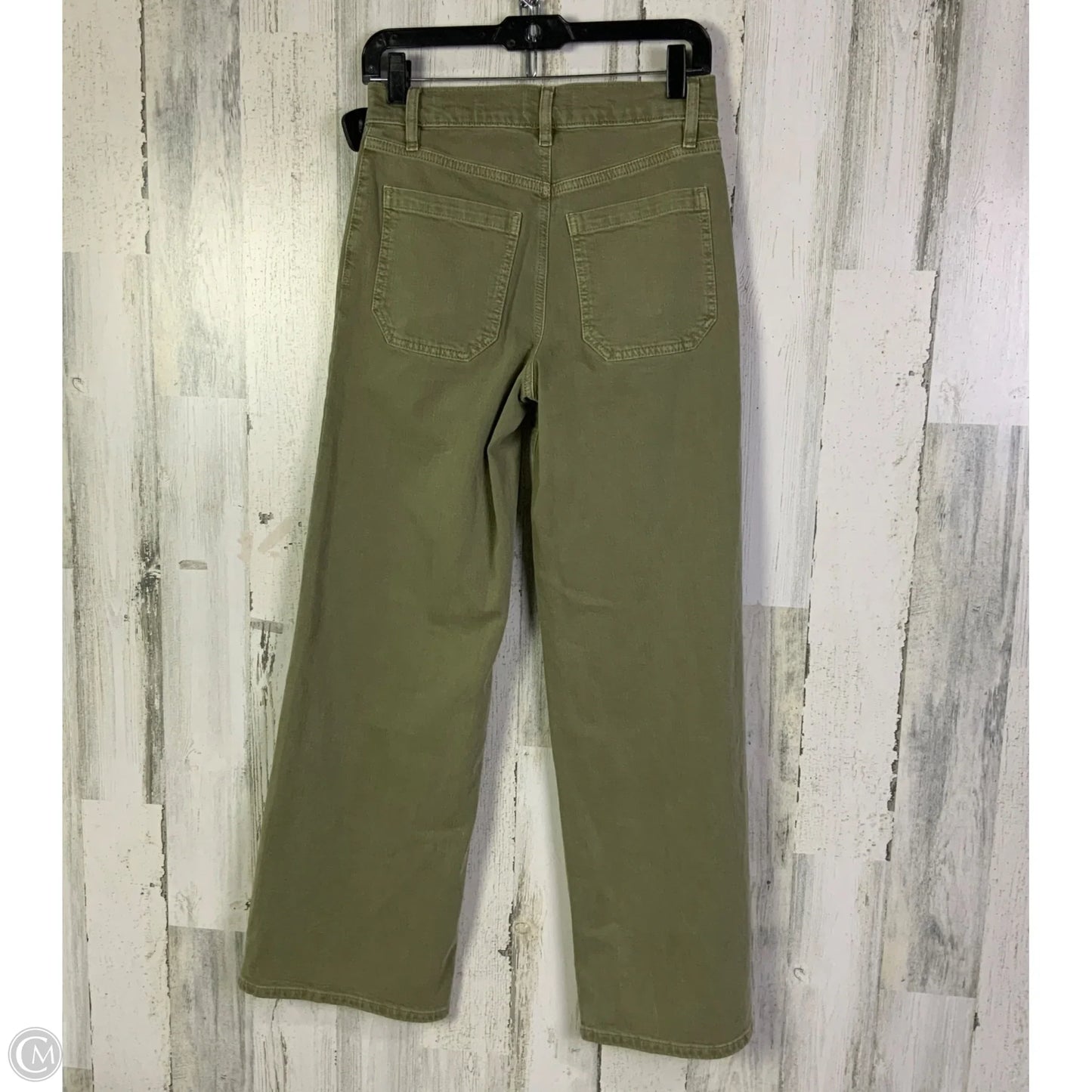 Jeans Straight By Frame In Green, Size: 2