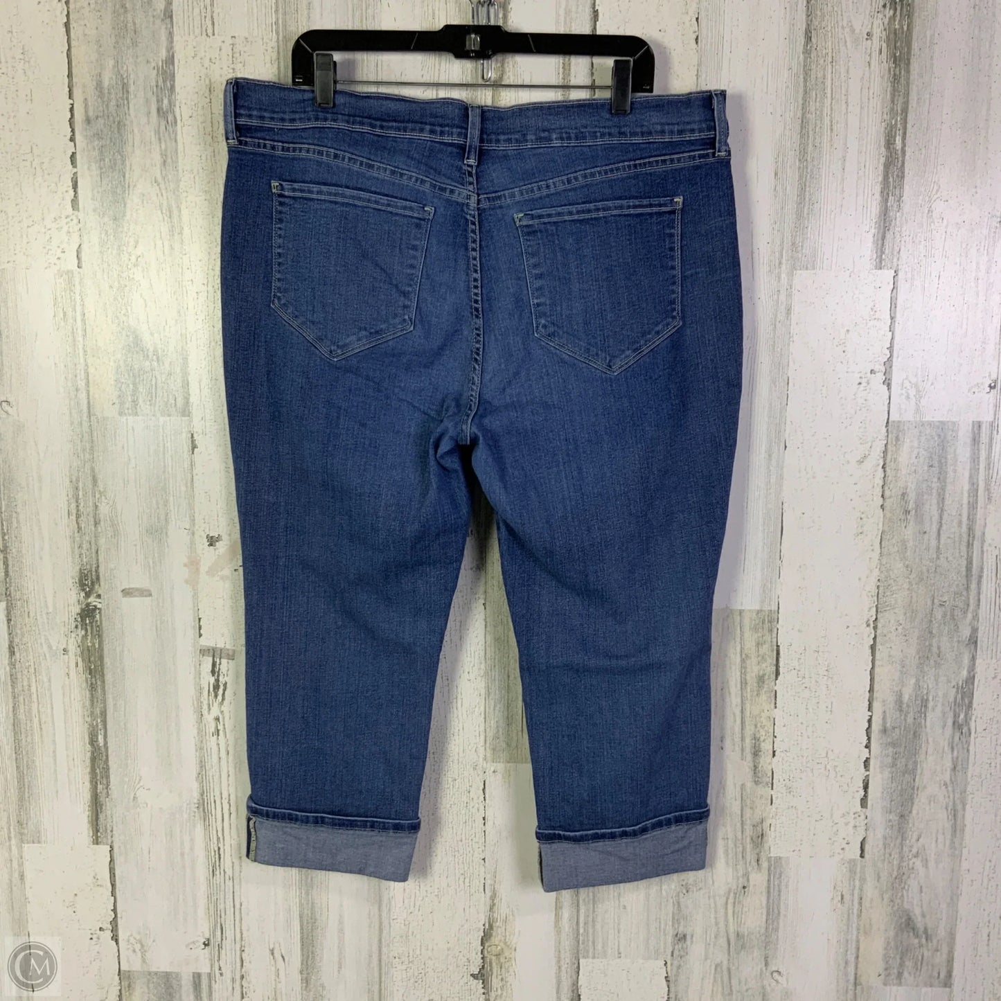 Capris By Not Your Daughters Jeans In Blue Denim, Size: 18