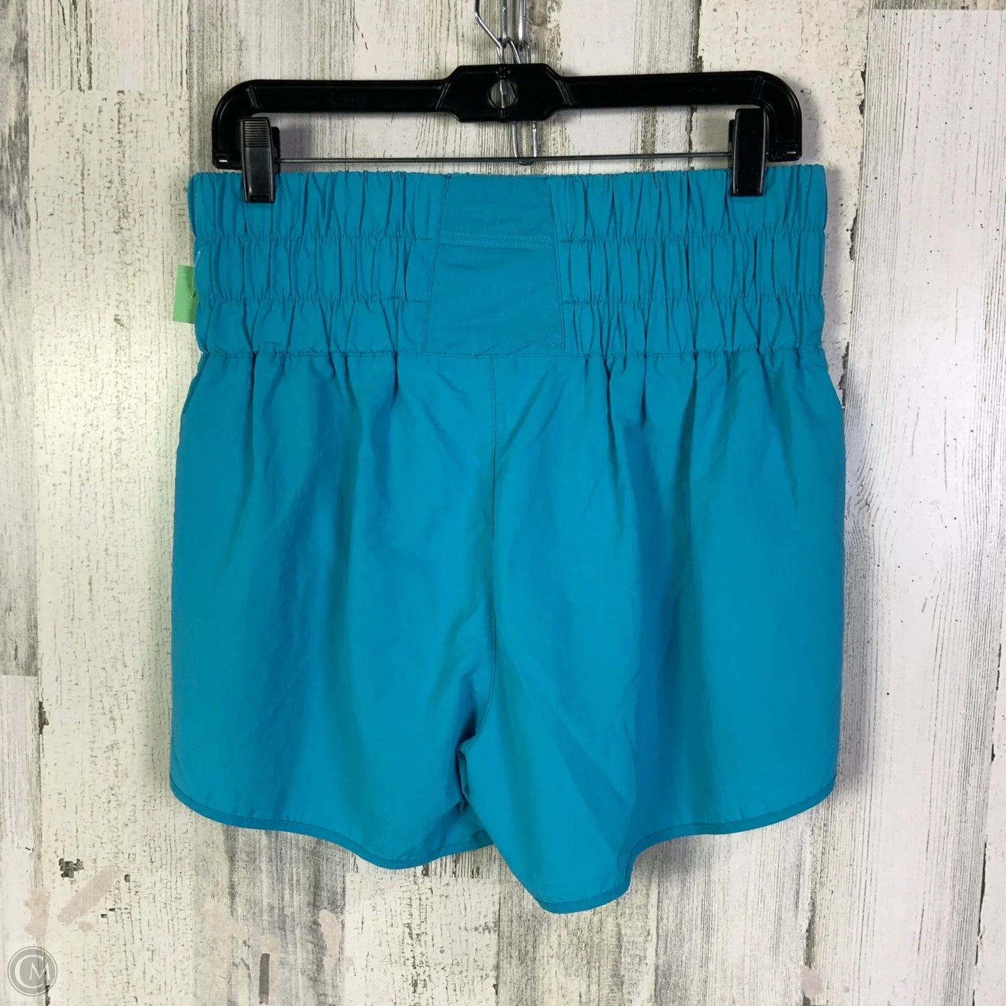 Athletic Shorts By Zenana In Blue, Size: L