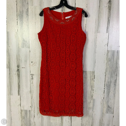 Dress Casual Short By Nygard Peter In Orange, Size: L