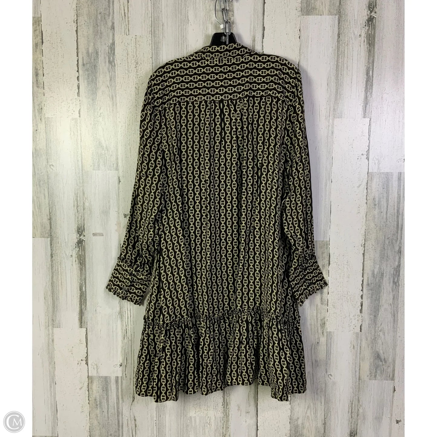 Dress Casual Short By J. Crew In Black & Cream, Size: Xl