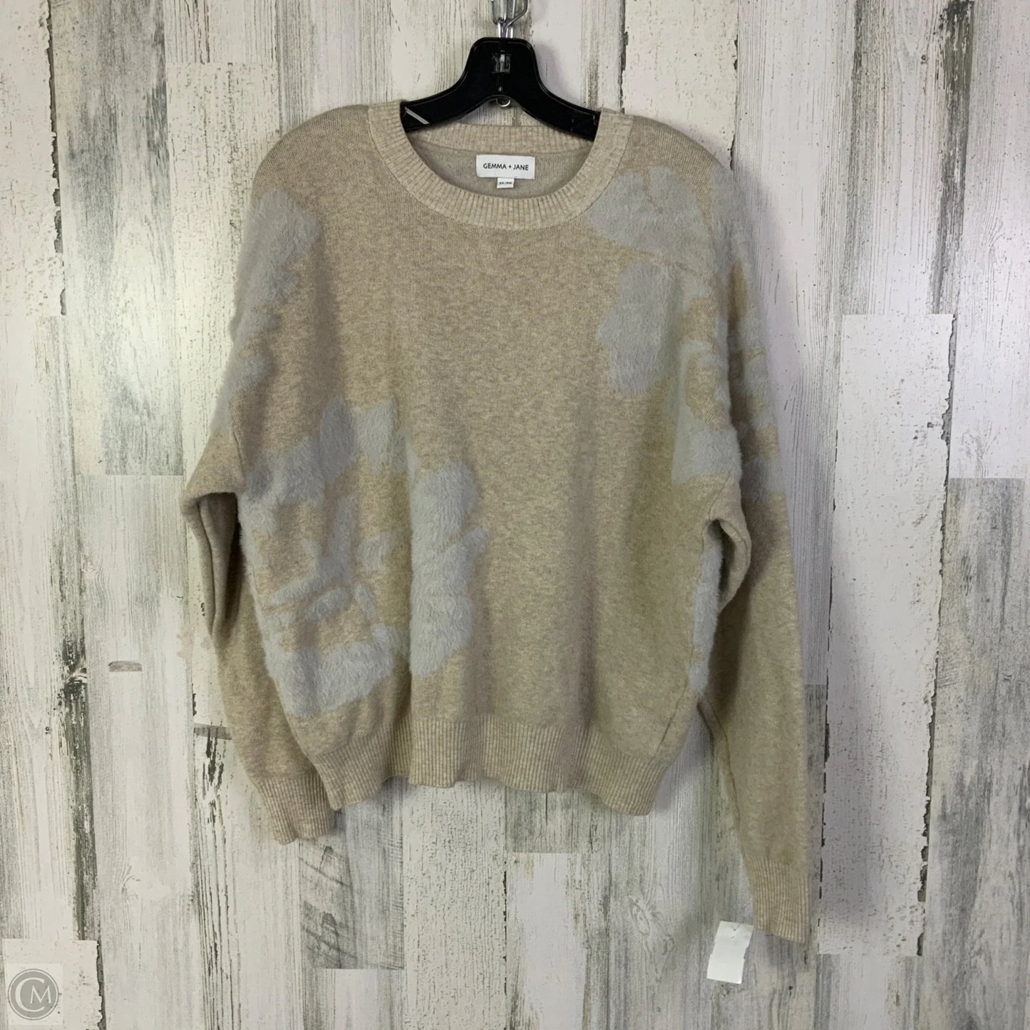 Sweater By Clothes Mentor In Beige, Size: Xl