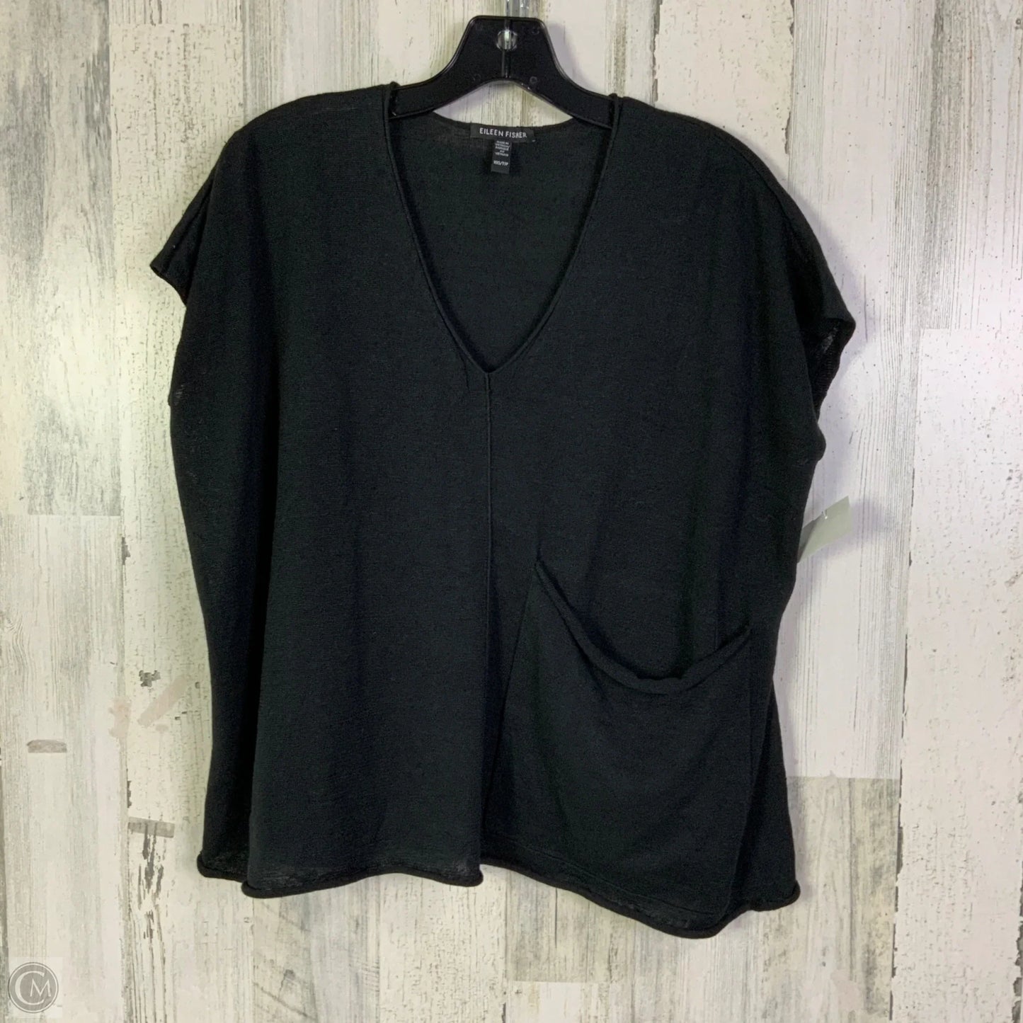 Top Sleeveless By Eileen Fisher In Black, Size: Xxs