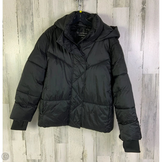 Coat Puffer & Quilted By Bcbgeneration In Black, Size: L