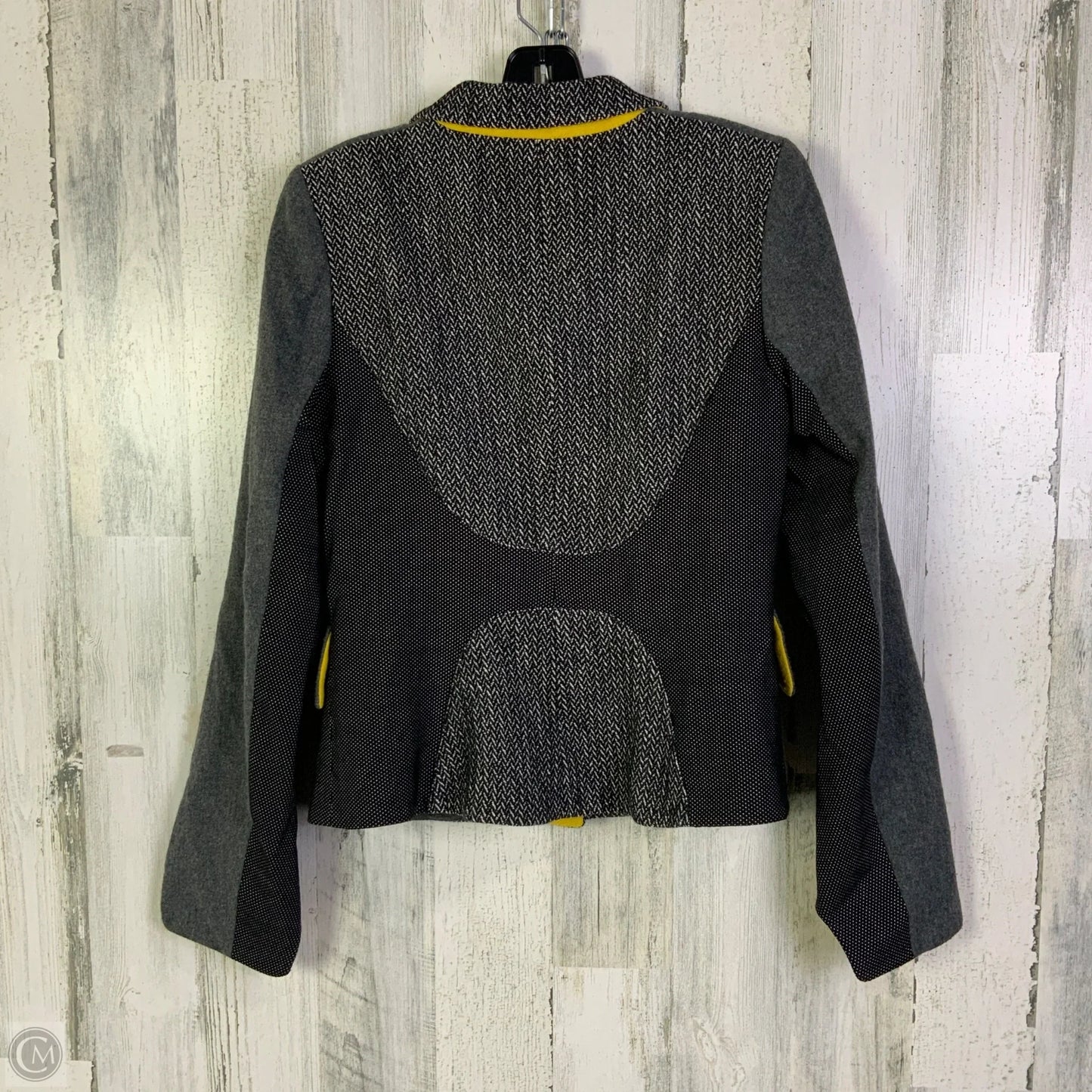 Blazer By Clothes Mentor In Grey, Size: S