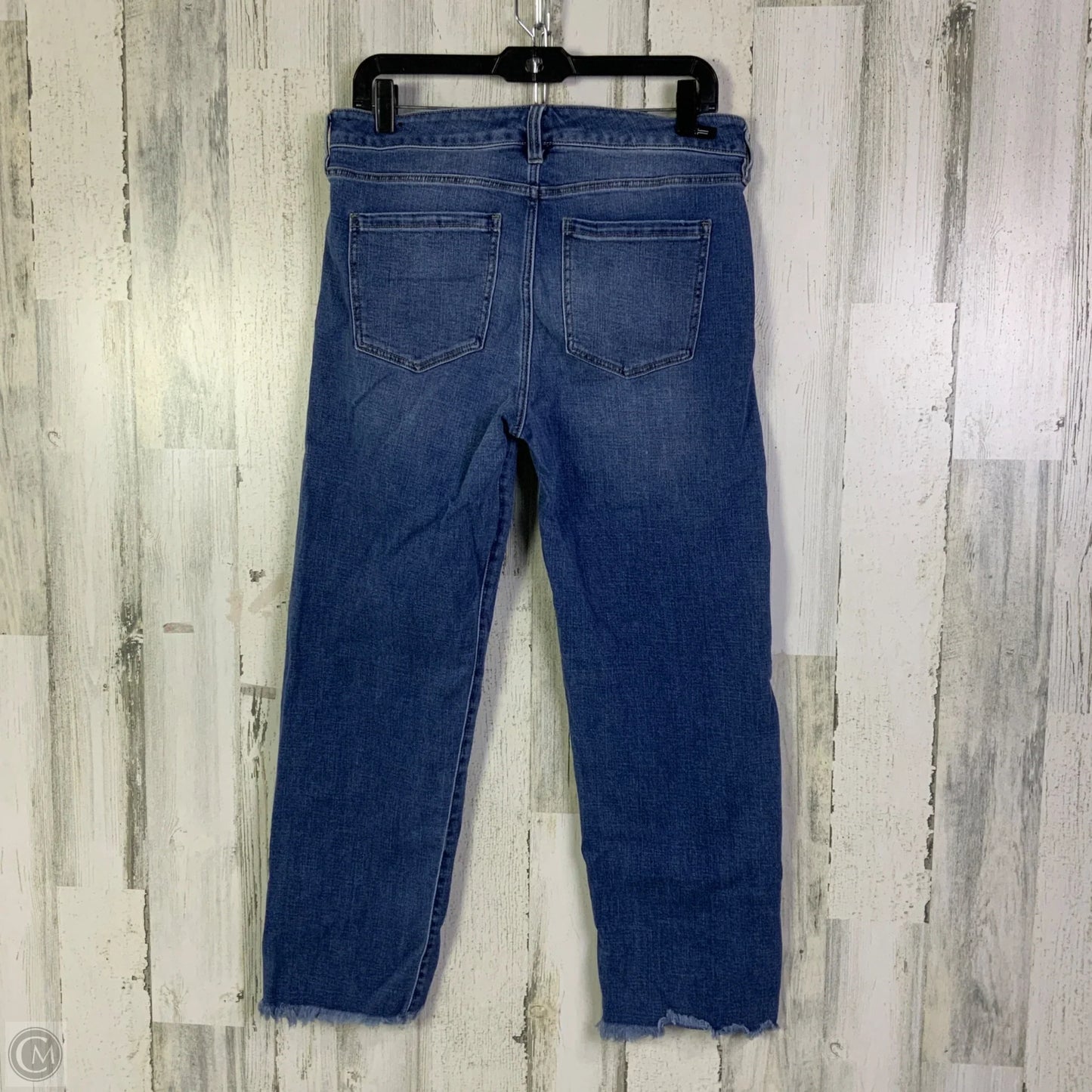 Jeans Cropped By Liverpool In Blue Denim, Size: 10