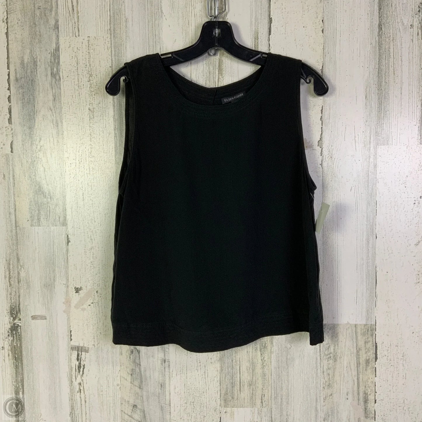 Top Sleeveless By Eileen Fisher In Black, Size: M