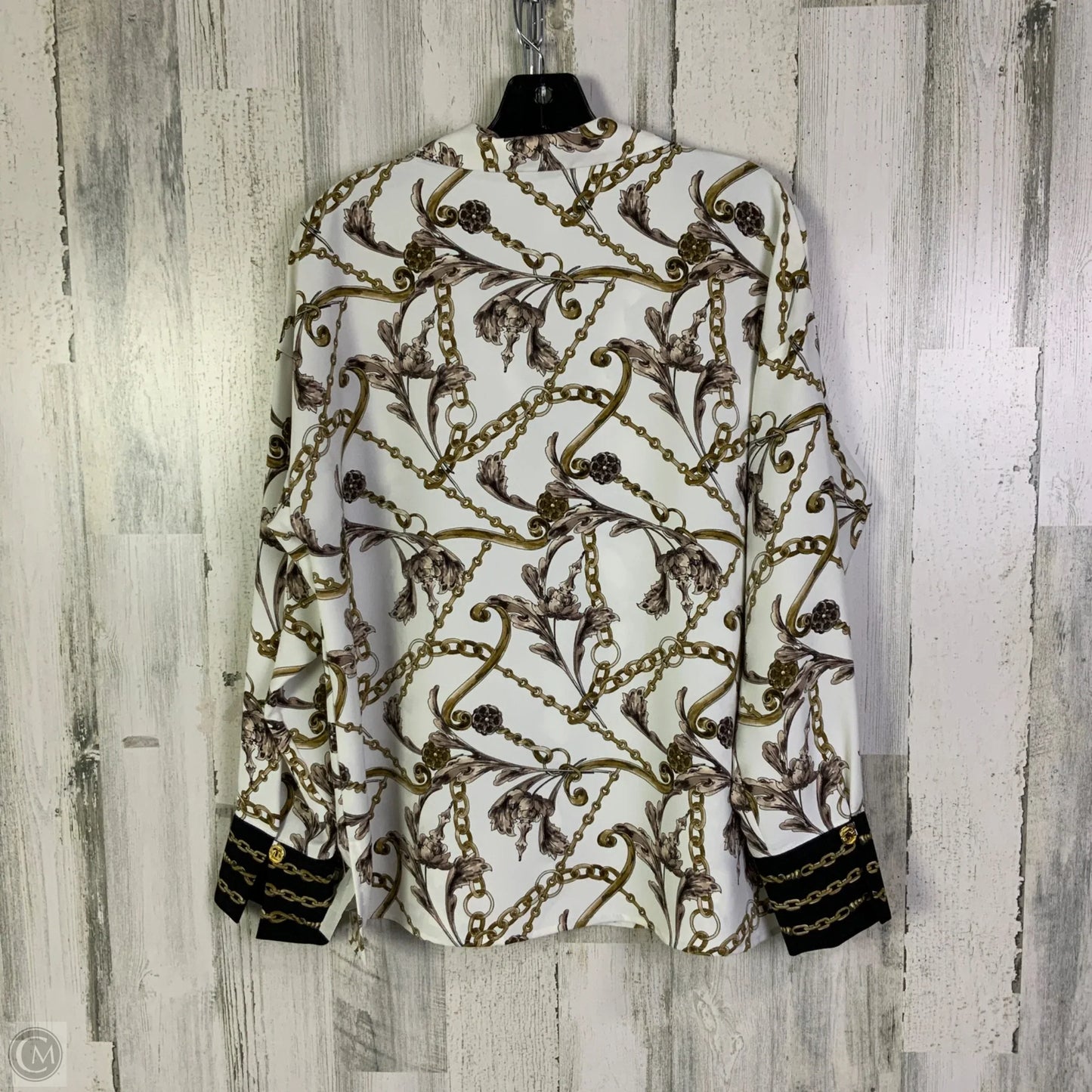 Blouse Long Sleeve By Joseph Ribkoff In White, Size: M