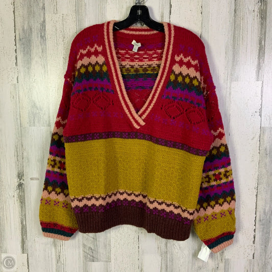 Sweater By Sundance In Multi-colored, Size: L