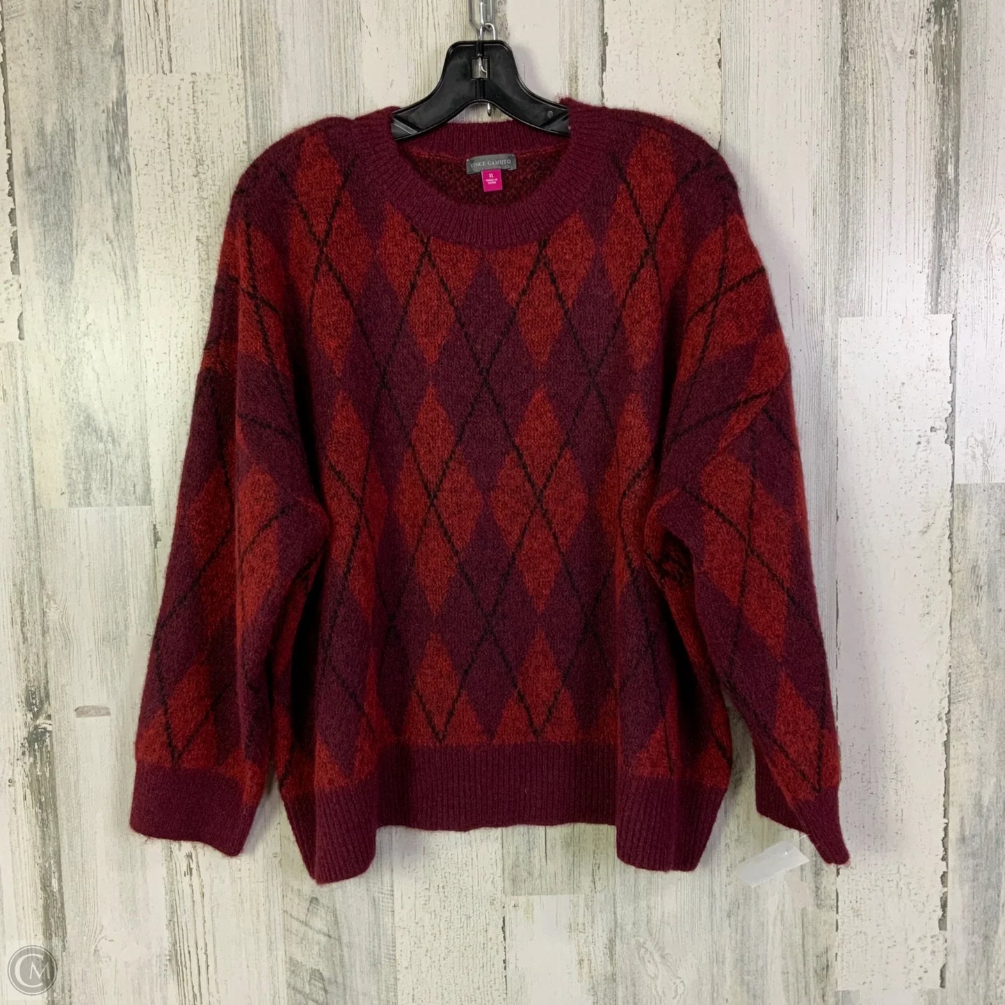 Sweater By Vince Camuto In Red, Size: Xl
