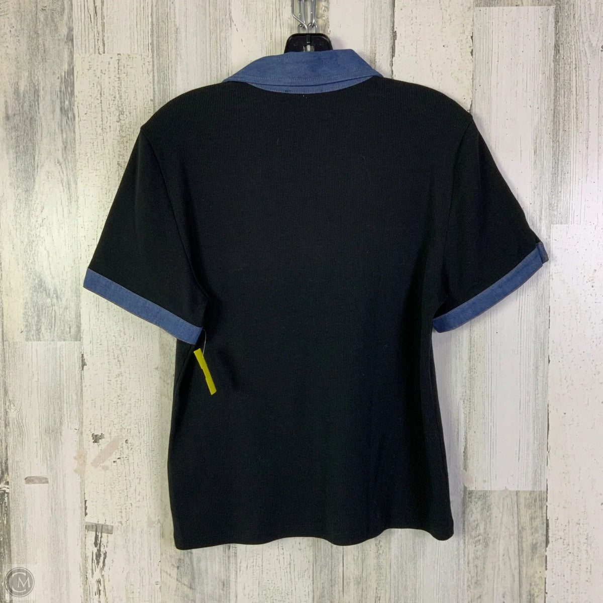 Top Short Sleeve By J. Crew In Black, Size: L