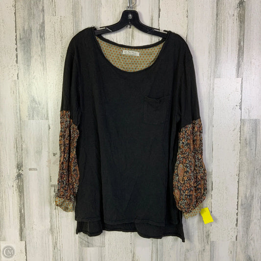 Top Long Sleeve By We The Free In Black, Size: S