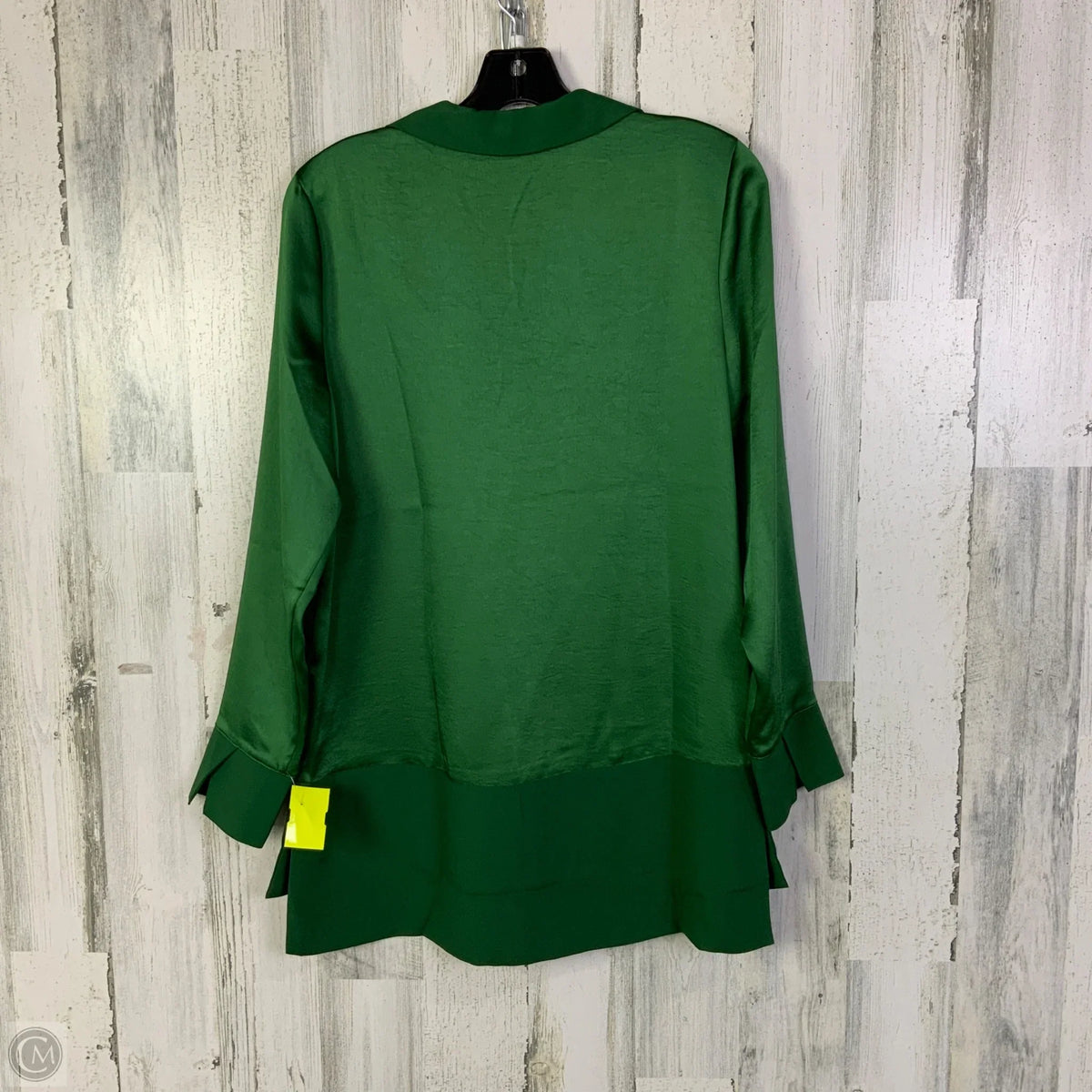 Top Long Sleeve By Chicos In Green, Size: S